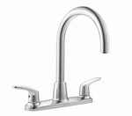 American Standard Colony Pro Two Handle Polished Chrome Kitchen Faucet. Fixed Price $93.99.