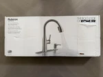 Kohler Rubicon Single-handle Pull-down Sprayer Kitchen Faucet, Vibrant Stainless. Fixed Price $100.00.
