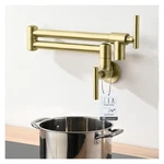 Diamondforge Pot Filler Faucet Brass Wall Mount Double Joint. Fixed Price $89.97.