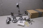 Central Brass Mfg Co. 0047-TA1 Wall Mount Faucet 8'' Spout. Fixed Price $109.19.