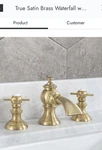 Brand New Water Creation F2-0013-06 Widespread 2-HANDLE Bathroom Faucets. Fixed Price $125.00.