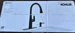 Kohler Easmor Single-handle Pull Down Sprayer Kitchen Faucet Matte Black. Fixed Price $138.75.