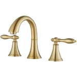 Vinnova Florence 8" Two Handle Widespread Bathroom Faucet Gold. Fixed Price $199.41.