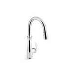 Kohler Bellera 1-HANDLE Touchless Pull Down Kitchen Faucet In Polished Chrome. Fixed Price $258.41.