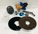 Symmons S-5501 Elm 1- Handle Shower Faucet System With Valve In Polished Chrome. Fixed Price $109.95.