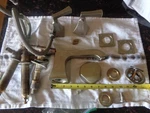Used Kohler Memoirs Stately Deck-mount Tub Faucet, Brushed Nickle. Fixed Price $199.00.