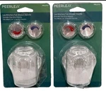 2 Packs Peerless PRL073 Faucet Shower Replacement Handle Clear Acrylic Universal. Fixed Price $25.00.