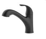 Glacier Bay Kitchen Faucet Pull-out Sprayer Matte Black Single Handle Open Box. Fixed Price $30.77.