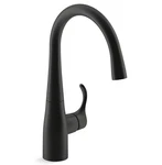 Kohler K-22034-BL Simplice Single Hole Bar & Prep Sink Faucet, Matte Black. Fixed Price $220.00.