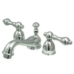 Kingston Brass KS3951AL Restoration Mini Widespread Lavatory Faucet With Metal. Fixed Price $99.98.