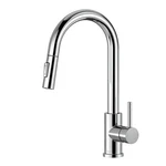 Tohlar Chrome Kitchen Faucets With Pull Down Sprayer, Single Handle S.... Fixed Price $81.07.