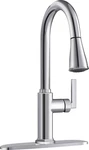 Proflo PFXC7512 Pixley 1.8 Gpm Hole Pull Down Kitchen Faucet - Chrome. Fixed Price $314.08.
