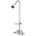 Homewerks Worldwide 210527 1-SPRAY Outdoor Utility Shower Faucet In Chrome Grey. Fixed Price $86.92.