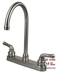 Howplum Rvmobile Home Travel Trailer Kitchen Sink Faucet, Stainless Steel. Fixed Price $54.84.