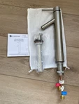 Glacier Bay Modern Hole Single-handle Vessel Bathroom Faucet Brushed Nick. Fixed Price $85.00.