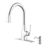 Glacier Bay Calandine Single-handle Pull-down Sprayer Kitchen Faucet Chrome. Fixed Price $65.87.