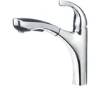 Blanco Hiland Single Lever Kitchen Faucet W/ Pullout Spray Chrome 441502. Fixed Price $200.00.