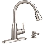 American Standard 9012301.075 Stainless Single Lever Pull Down Kitchen Faucet. Fixed Price $129.95.