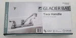 Glacier Bay Constructor Two Handle Standard Kitchen Faucet Chrome HD67099-0B01. Fixed Price $29.99.