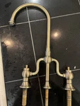 Whitehaus WHTTSCR3-9773-NT Twisthaus Plus 1.5 Gpm Widespread Brass. Fixed Price $349.00.