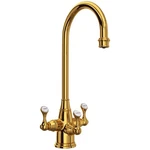 Rohl U.1220LS-ULB-2 Georgian Era Unlacquered Brass Bar Faucet Box Damage. Fixed Price $1094.99.