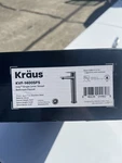 Kraus KVF-1400SFS Indy Single Lever Vessel Bathroom Faucet Spot Free Stainless. Fixed Price $119.99.