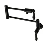 Kingston Brass KS410.PKL Duchess 3.8 Gpm Hole Wall Mounted Pot - Black. Fixed Price $516.72.