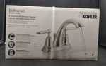 Kohler Bellwood R97833-4D-BN Bathroom Faucet Brushed Nickel Sealed. Fixed Price $54.50.