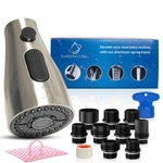 Kitchen Faucet Head Replacement Pull-down Sprayer For Moen, Delta 3-MODE Sink. Fixed Price $26.41.