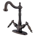 Kingston Brass KS1495TL Heritage Vessel Faucet, Oil Rubbed Bronze. Fixed Price $97.02.