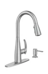 Moen 87932SRS Reyes Pull-down Sprayer Kitchen Faucet Spot Resist Stainless. Fixed Price $137.77.