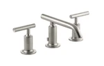 Kohler K-14410-4-BN Purist Widespread Bathroom Faucet With Drain, Brushed Nickel. Fixed Price $685.00.