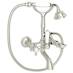Rohl A1401XMPN Exposed Wall Mount Tub Filler - Polished Nickel. Fixed Price $1923.00.