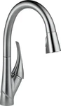 Delta 9181-AR-DST Esque Single-handle Pull-down Kitchen Faucet, Arctic Stainless. Fixed Price $289.99.