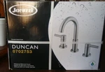 Jacuzzi Duncan Bushed Nickel Pvd 2-HANDLE Widespread Commercial Bathroom Faucet. Fixed Price $95.00.