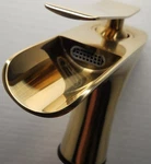 Kingston Brass LS8423QLL Waterfall Bathroom Faucet With Push Pop Up Drain - New. Fixed Price $99.00.