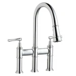 Elkay LKEC2037CR Explore Bridge Lever-handle Pull-out Kitchen Faucet, Chrome New. Fixed Price $399.99.