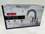 Delta Portwood 4 In. Centerset 2-HANDLE Bathroom Faucet Chrome *open Read*. Fixed Price $49.99.