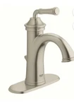 Grohe Bathroom Faucet Single Handle Gloucester Brushed Nickel, 21111EN0 New !. Fixed Price $80.73.