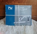 New Plumb Works Chrome Single Handle Kitchen Faucet W/ Optional SPRAY..673-6809. Fixed Price $11.26.