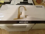Kohler Easmor R30573-SD-2MB Pull-down Kitchen Faucet Brushed Brass Gold. Fixed Price $95.00.
