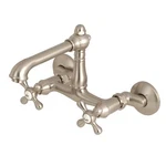 Kingston Brass KS722.AX English Country 1.8 Gpm Widespread Bridge - Nickel. Fixed Price $135.99.