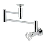 Kingston Brass KS810.RKX Webb 3.8 Gpm Wall Mounted Hole Pot - Chrome. Fixed Price $331.47.