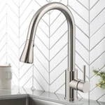Best Pull Out Kitchen Mixer Faucet In Brush Nickle & Stream Sprayer Head. Fixed Price $91.00.