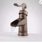 Signature Melton Single-hole Bathroom Faucet Overflow Oil Rubbed Bronze. Fixed Price $70.00.