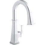 Kohler K-23830-CP #7 Riff 1.5 Gpm Single Hole Pull Down Kitchen Faucet. Fixed Price $261.44.