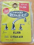 Vintage Solder Seal K-334 Elger Repair Kit For Faucet E-9564-65R Nos. Fixed Price $9.99.