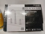 Glacier Bay Dorind 8 In. Widespread 2-HANDLE High-arc Bathroom Faucet Chrome. Fixed Price $43.17.