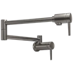 Delta Contemporary Wall Mount Pot Filler Black Stainless-certified Refurbished. Fixed Price $603.30.
