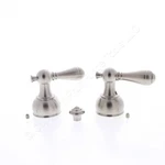 Delta #H215SS Stainless Steel Traditional Classic Metal Lever Handle 2PCS. Fixed Price $80.74.